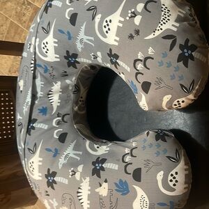 Baby boy dinosaur Boppy pillow